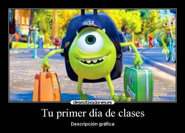 mi primer dia de escuela