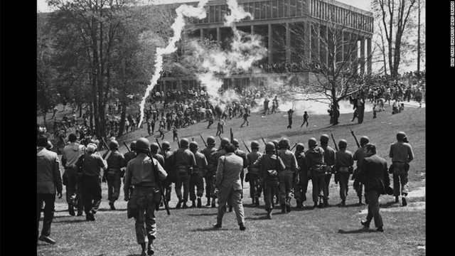 Guared Fired on crowd