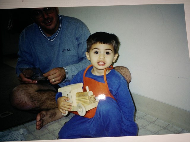 Empecé a jugar con los trenes a los tres años.