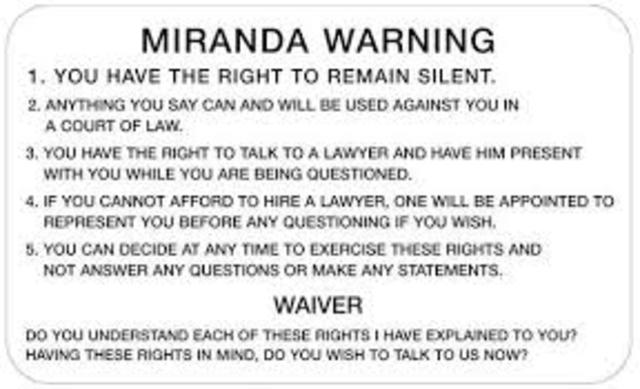 Miranda Rights