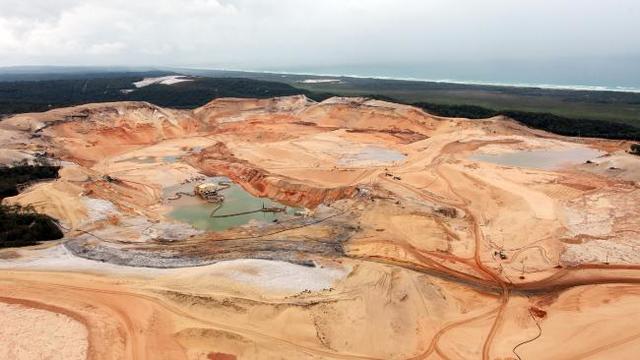 Zinc Corp began sand mining