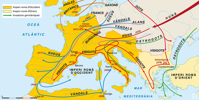 Invasions germàniques i bàrbares