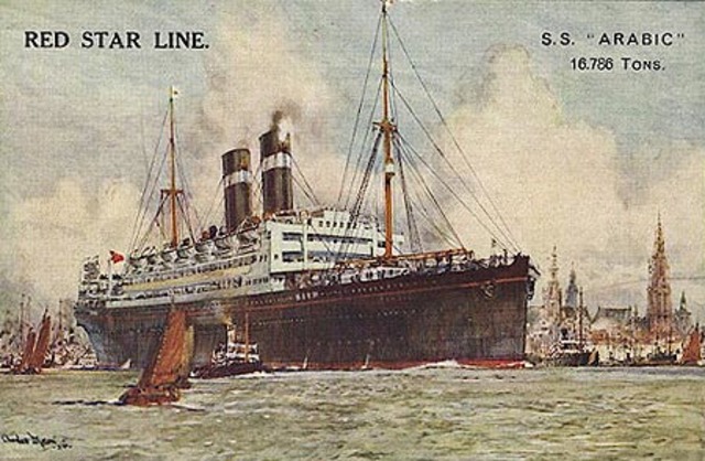 Sinking of British Liner Arabic