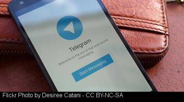 Aparición de Telegram