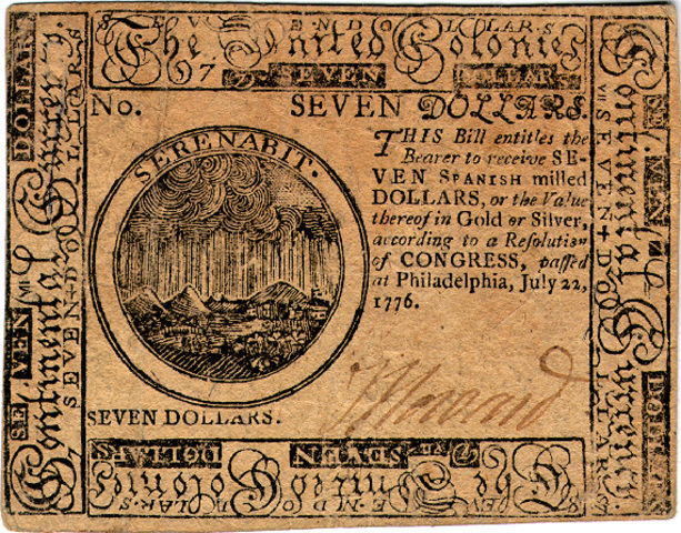 First colonial bills