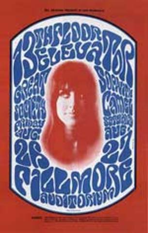 Filmore East hippie poster
