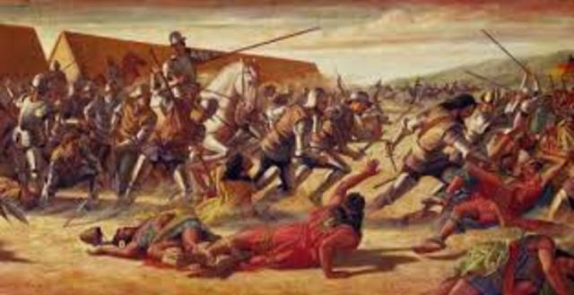 Cortes defeat of aztecs     ened in 1521