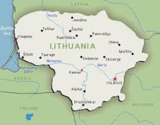 Russia captures Lithuania