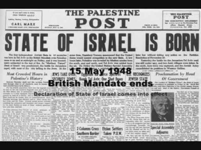 Creation of Israel