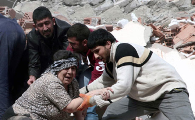 Earthquake in Van providence