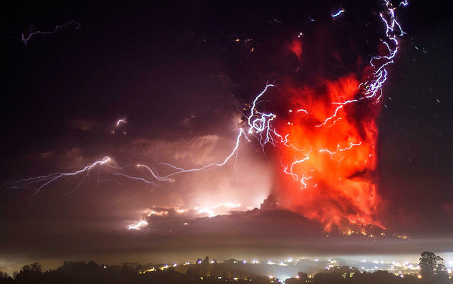 Segunda erupción del Calbuco este año