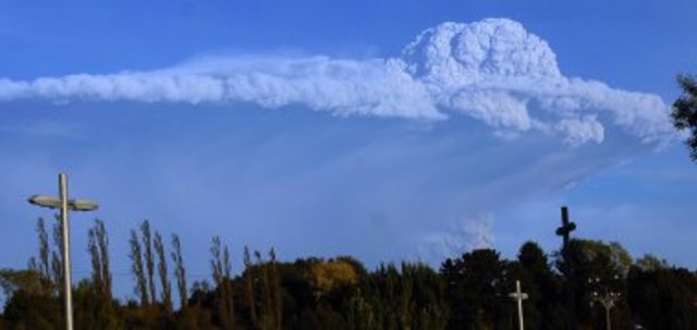 Cenizas del Volcán Calbuco llegan  Santiago y Valparaiso
