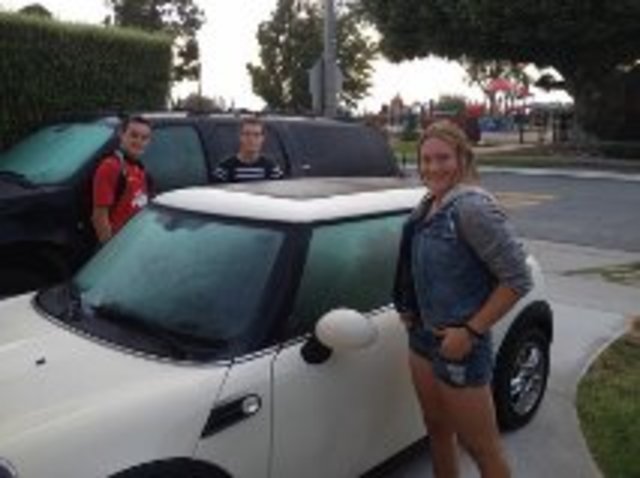 Tuve mi primero día de escuela secundaria