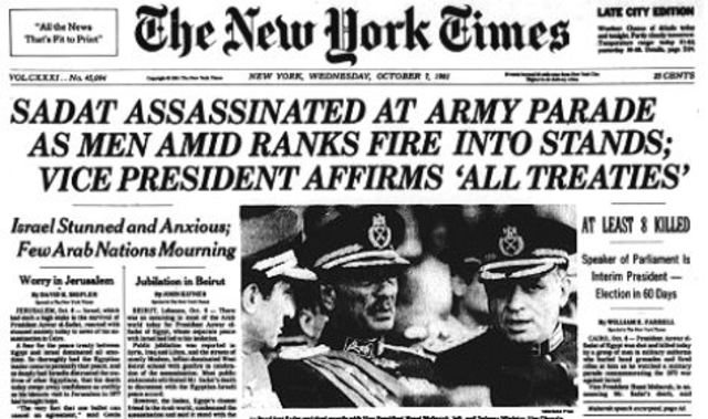 Assassination of Egyption President Sadat