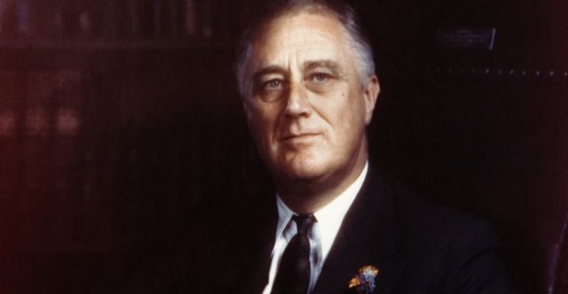 Franklin Roosevelt dies