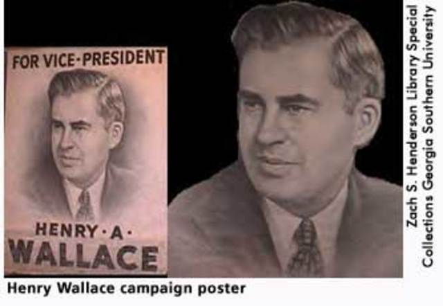 Henry Wallace criticizes US Foreign Policy in a speech in NYC