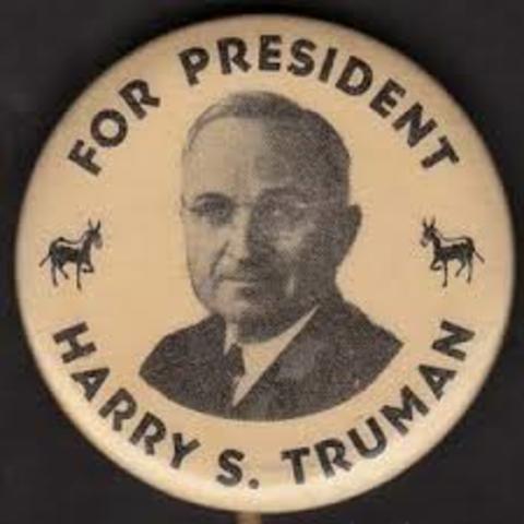Truman campaigns for presidency throughout the nation.