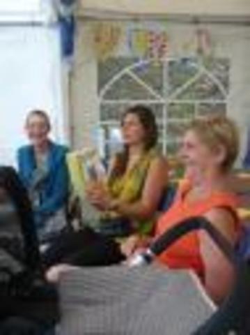 Ingrid op straatfeest 2014