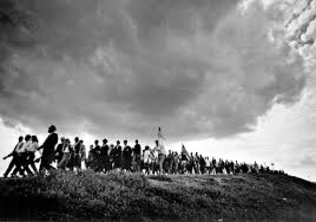 March from Selma to Montgomery for voting rights