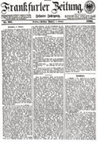 Aparición de los primeros periódicos