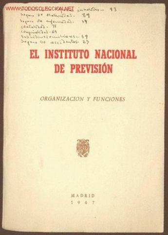 CREACIÓN DEL INSTITUO NACIONAL DE PREVENCION