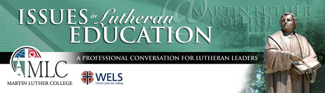 Graduate Studies Blog "Issue in Lutheran Education" posts it's first blog!