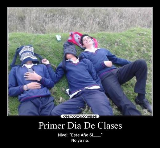 Mi primer dia en el colegio