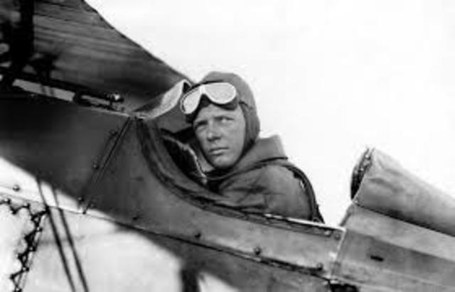 Charles A Lindbergh famous flight