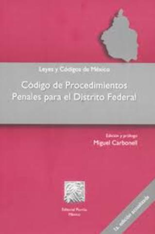 PROCEDIMIENTO PENAL DEL DISTRITO FEDERAL