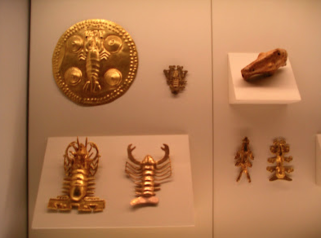 Reached Peru and found native's precious metals