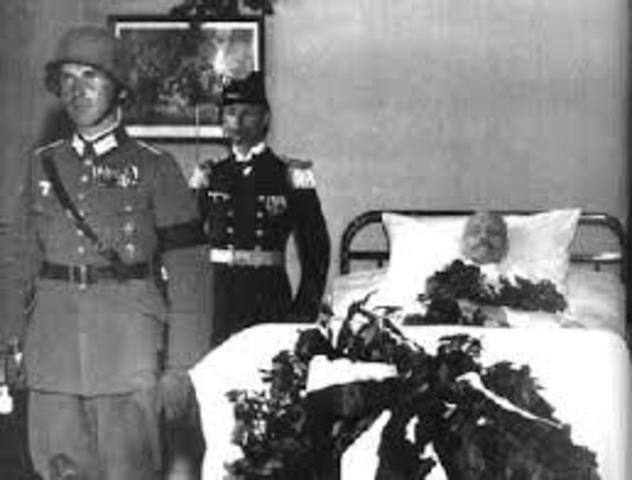 President Hindenburg Dies