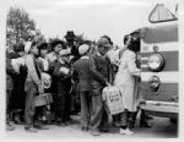 evacuation beginning