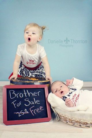 Little brother Timothy was born