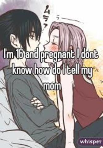 Gave my mom the news that I was for sure pregnant