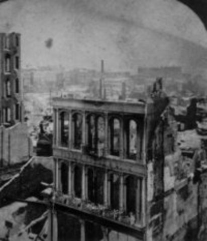 Burning of the Boston tax office