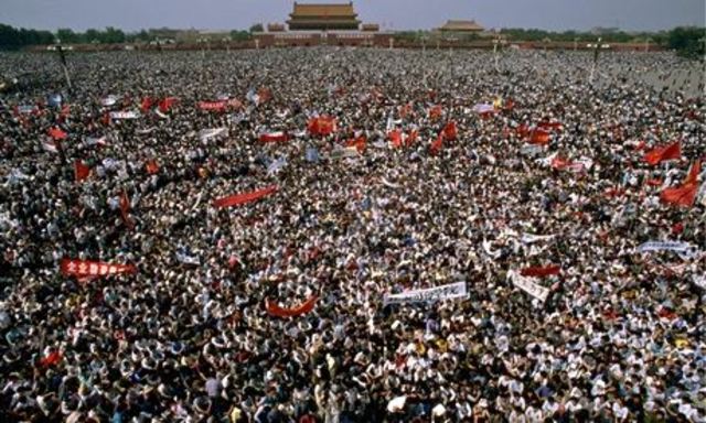 Protest at Tiananmen Square