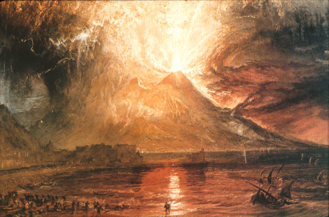 Eruption of Mount Vesuvius, Pompeii 79 AD