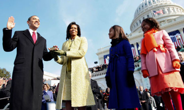 Obama Is Sworn Into Office