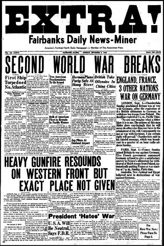 Beginning of WWII
