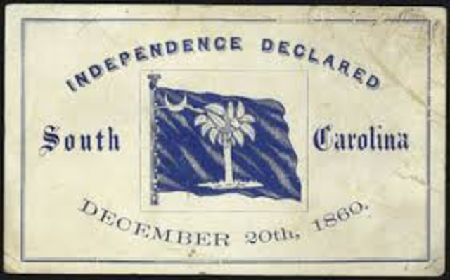 South Carolina secedes