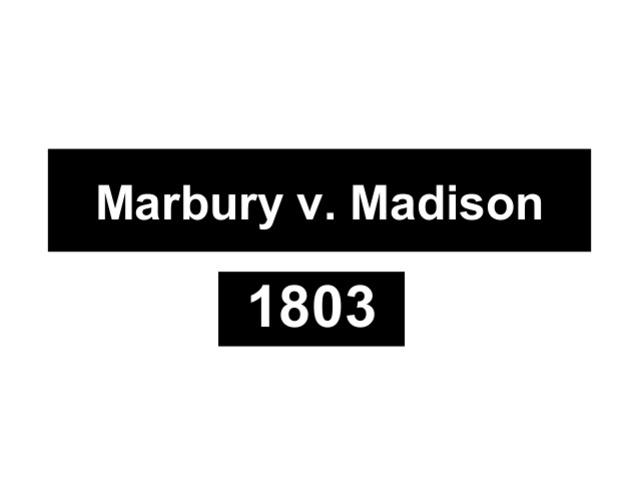 Marbury Vs Madison