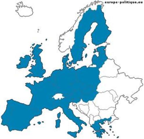 Ampliación a los países del centro y el este de Europa.
