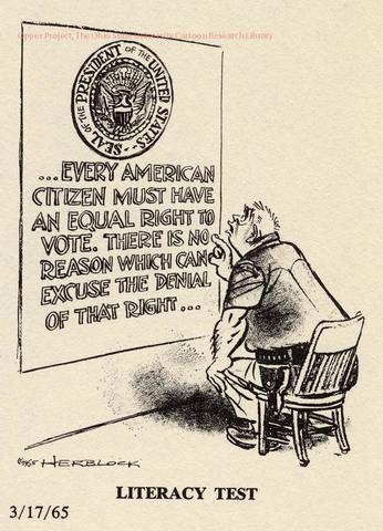 Supreme court rules that literacy test are constitutional