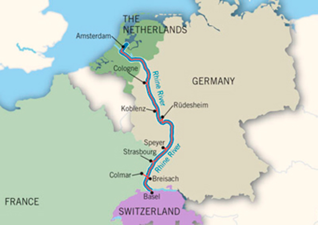 US troops cross the Rhine River at Remagen.