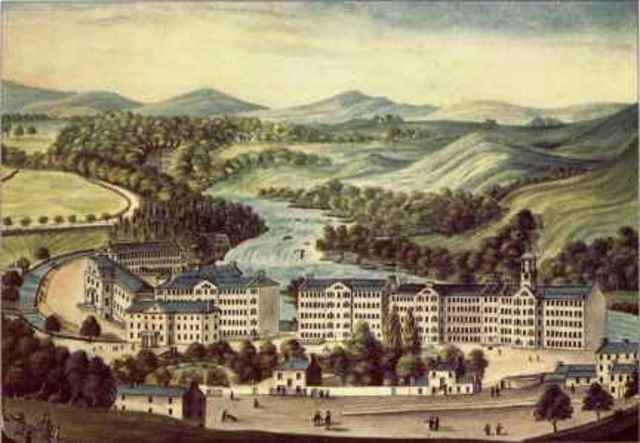 1ª Infant School, creada por Robert Owen en New Lanark. (Gran Bretaña)