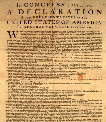 declaration of independence