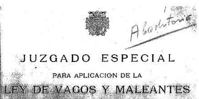 LEY DE VAGOS Y MALEANTES