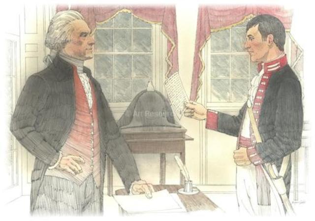 Lewis was appointed by Jefferson
