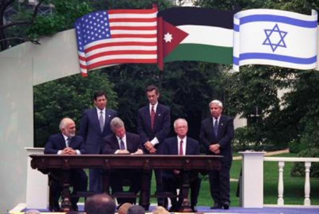 Israel and Jordan Sign a Peace Treaty