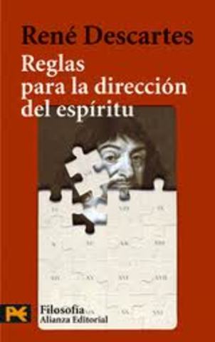 Reglas para la dirección del espíritu por Descartes